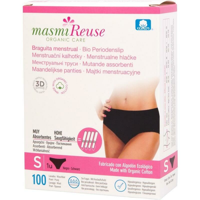 BIO PERIODENSLIP Gr.S Bio Baumwolle MASMI