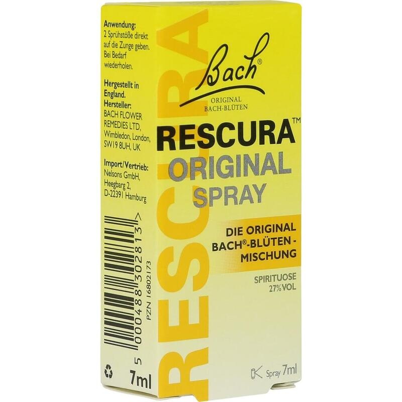 BACHBLÜTEN Original Rescura Spray m.Alkohol