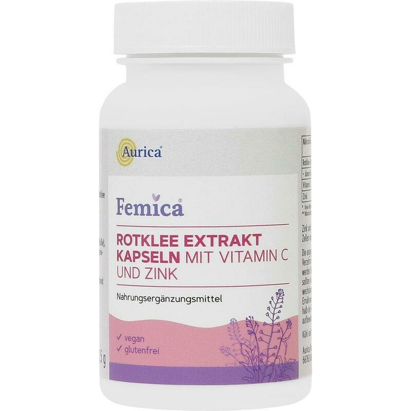 ROTKLEE EXKTRAKT Kapseln+Vitamin C & Zink FEMICA