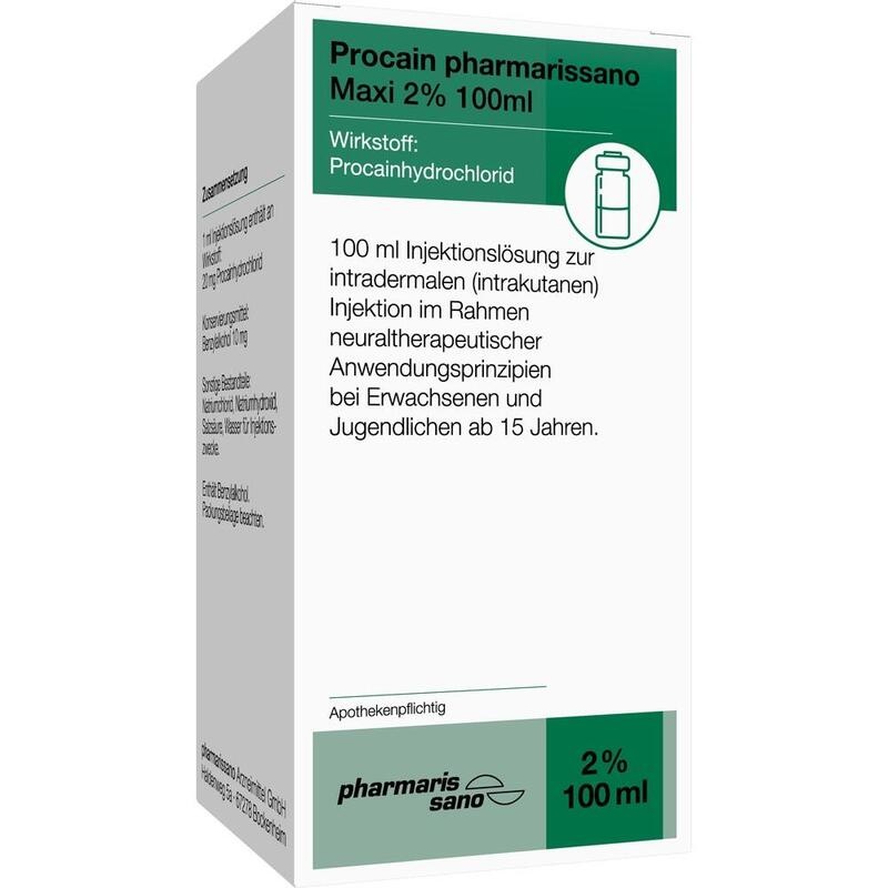 PROCAIN pharmarissano Injektionsflasche 2% 100 ml