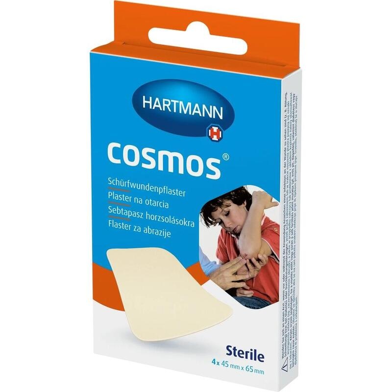 COSMOS Schürfwundenpflaster 4,5x6,5 cm steril
