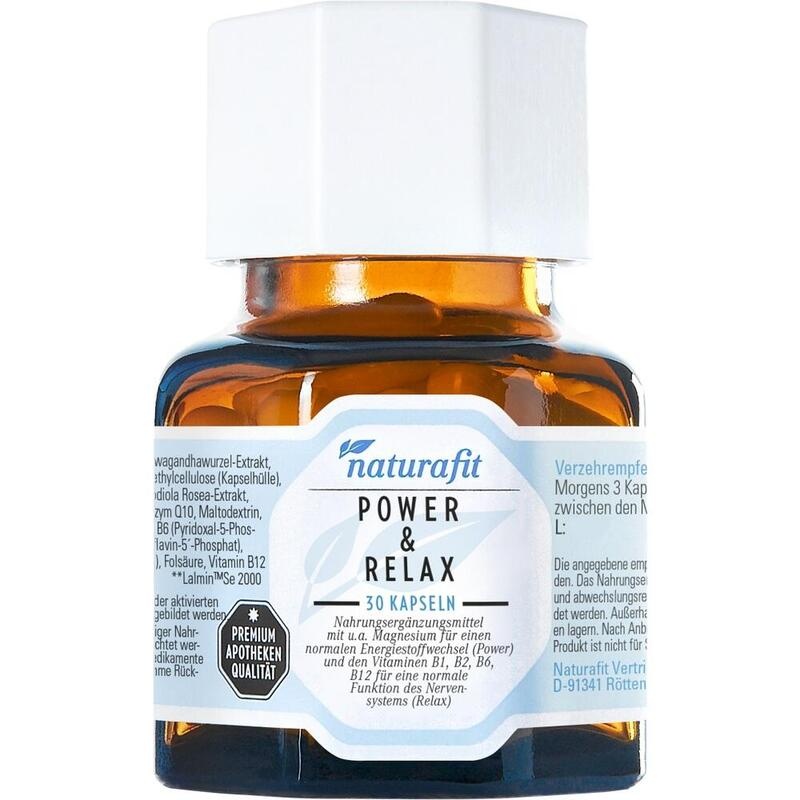NATURAFIT Power & Relax Aschw.Rhod.OPC Q10 BVit.Mg