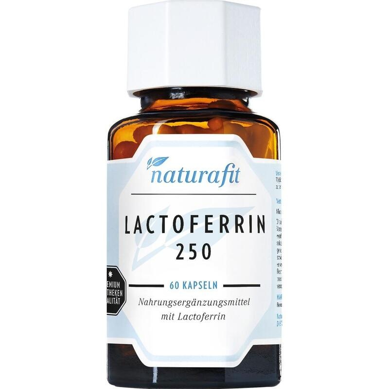 NATURAFIT Lactoferrin 250 mg aus Kuhmilch Kapseln
