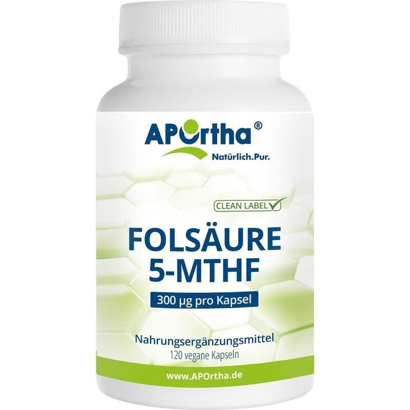 FOLSÄURE 5-MTHF Folat 300 μg vegan Kapseln
