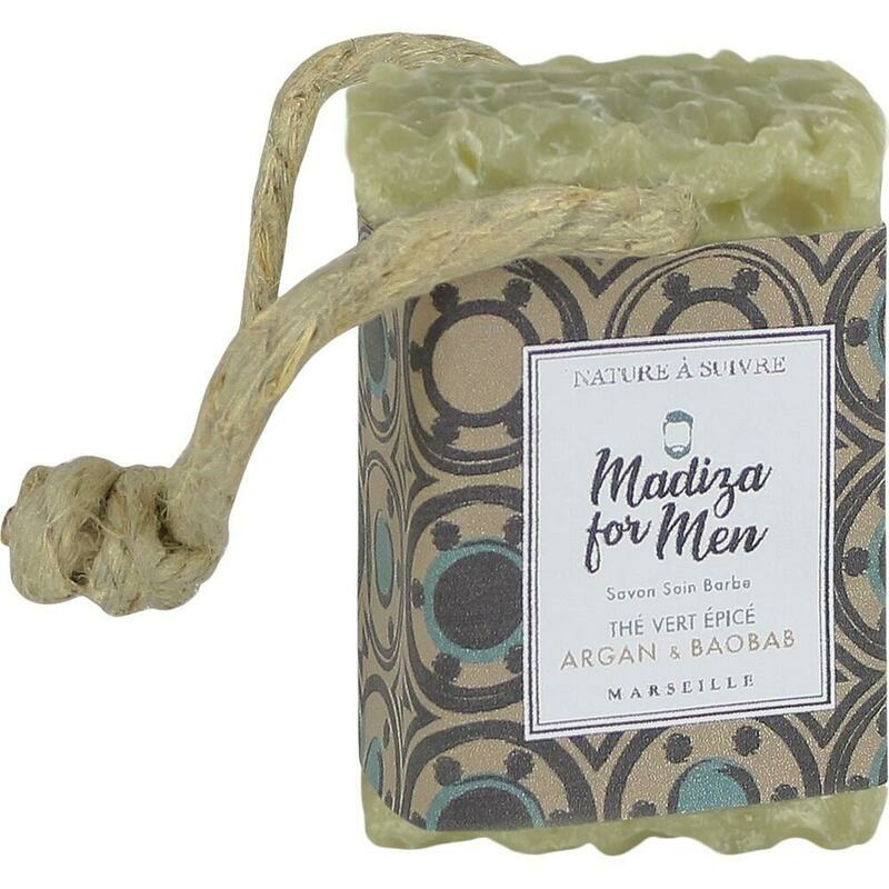 BIO BARBER Soap Men Rasierseife grüner Tee MADIZA