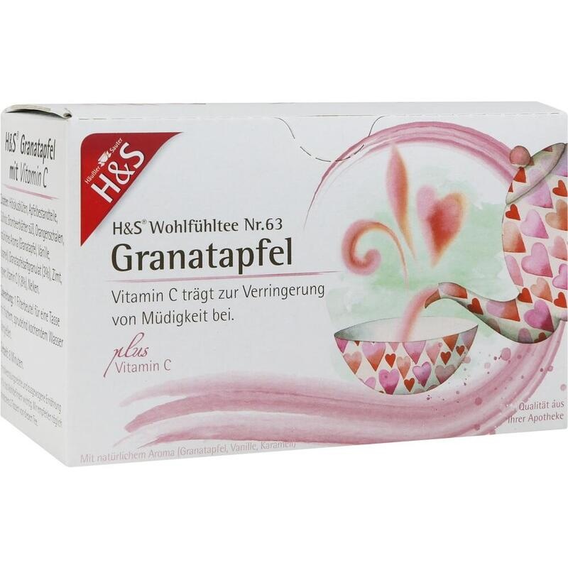 H&S Granatapfel mit Vitamin C Filterbeutel