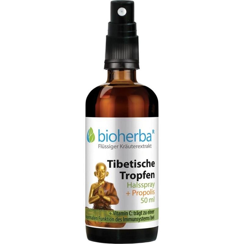 HALSSPRAY tibetische Tropfen mit Propolis Dos.Spr.