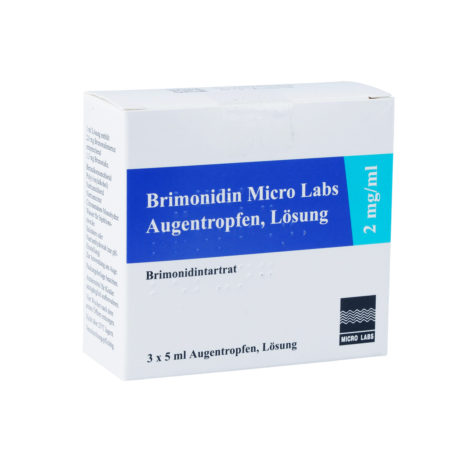 BRIMONIDIN Micro Labs 2 mg/ml Augentropfen