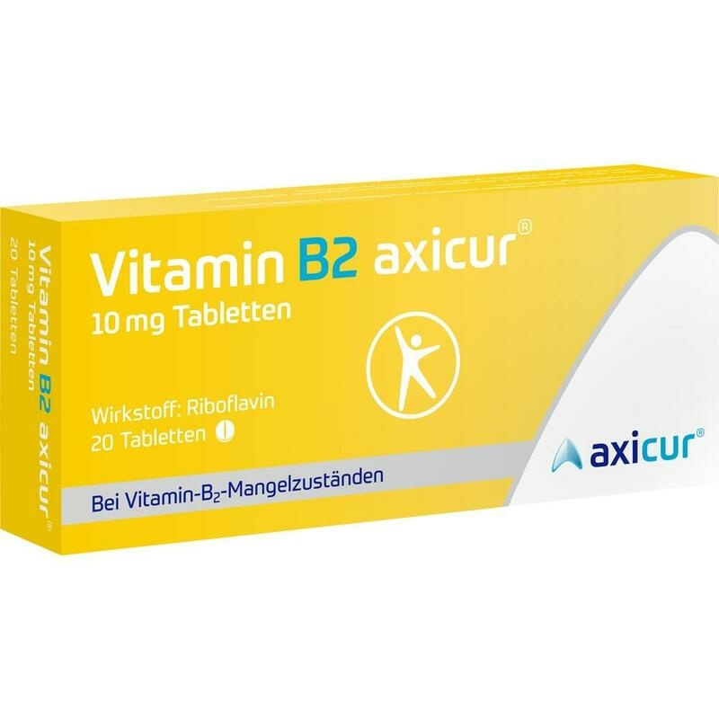 VITAMIN B2 AXICUR 10 mg Tabletten