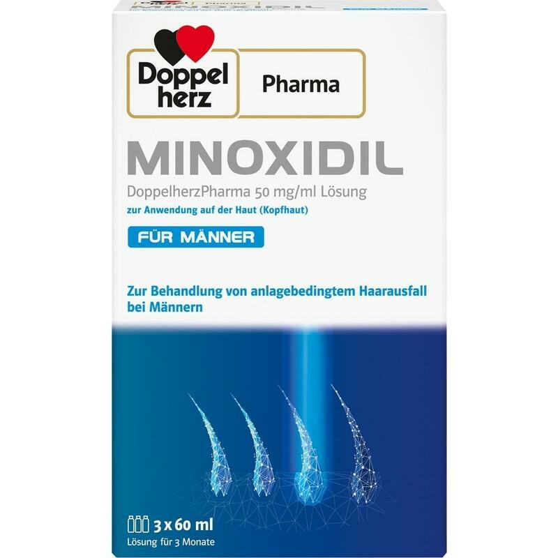 Minoxidil DoppelherzPharma 5 % Lösung – Bei erblichem Haarausfall