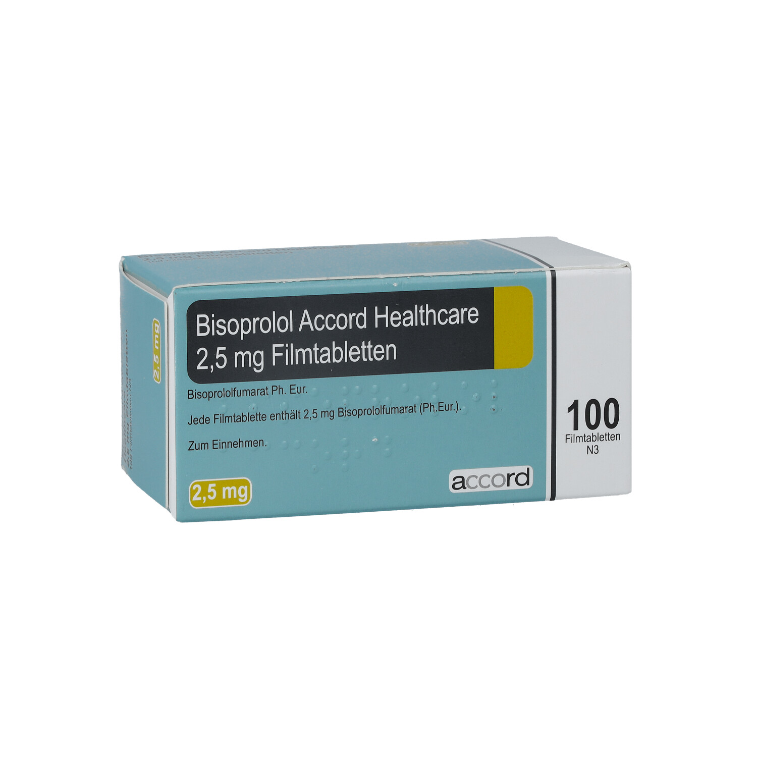 BISOPROLOL Accord Healthcare 2,5 mg Filmtabletten