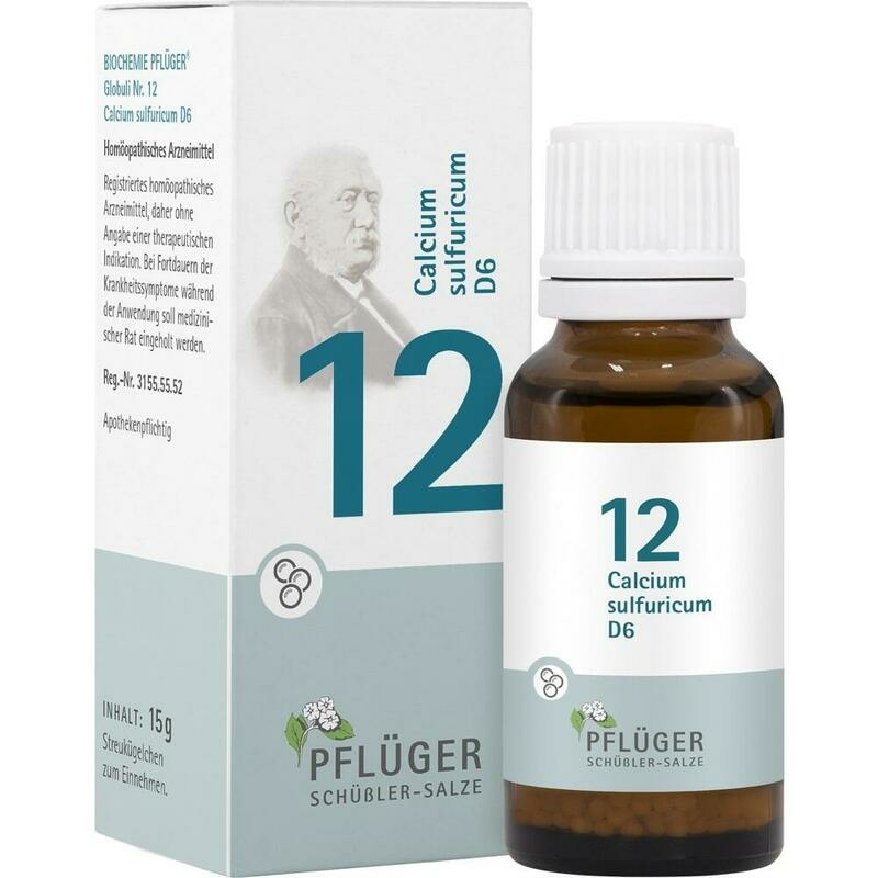 BIOCHEMIE Pflüger 12 Calcium sulfuricum D 6 Glob.