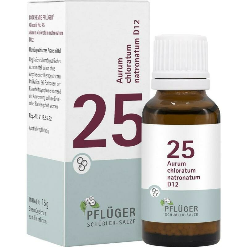 BIOCHEMIE Pflüger 25 Aurum chlorat.natron.D 12 Gl.
