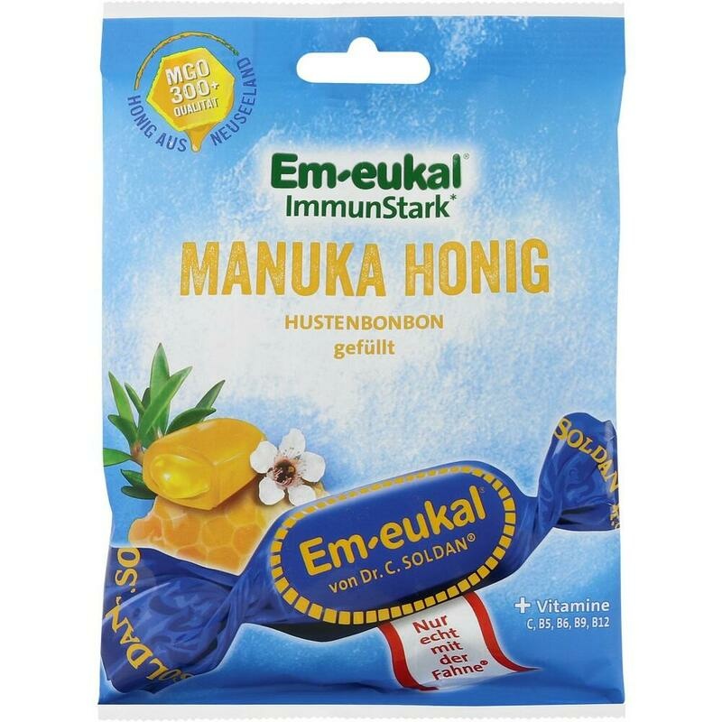 EM-EUKAL Bonbons Manuka-Honig gefüllt zuckerhaltig