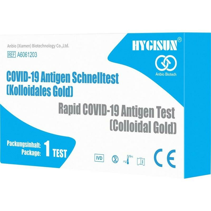 SPUCKTEST Anbio Ag COVID-19 Rapid Test Koll.Gold