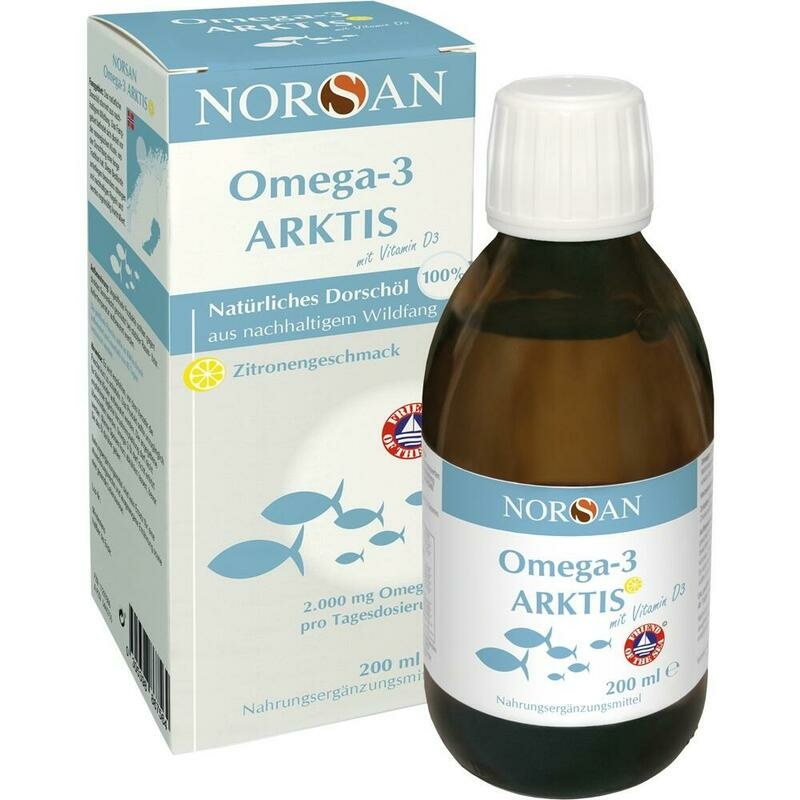 NORSAN Omega-3 Arktis – Hochwertiges Fischöl mit Omega-3 & Vitamin D3