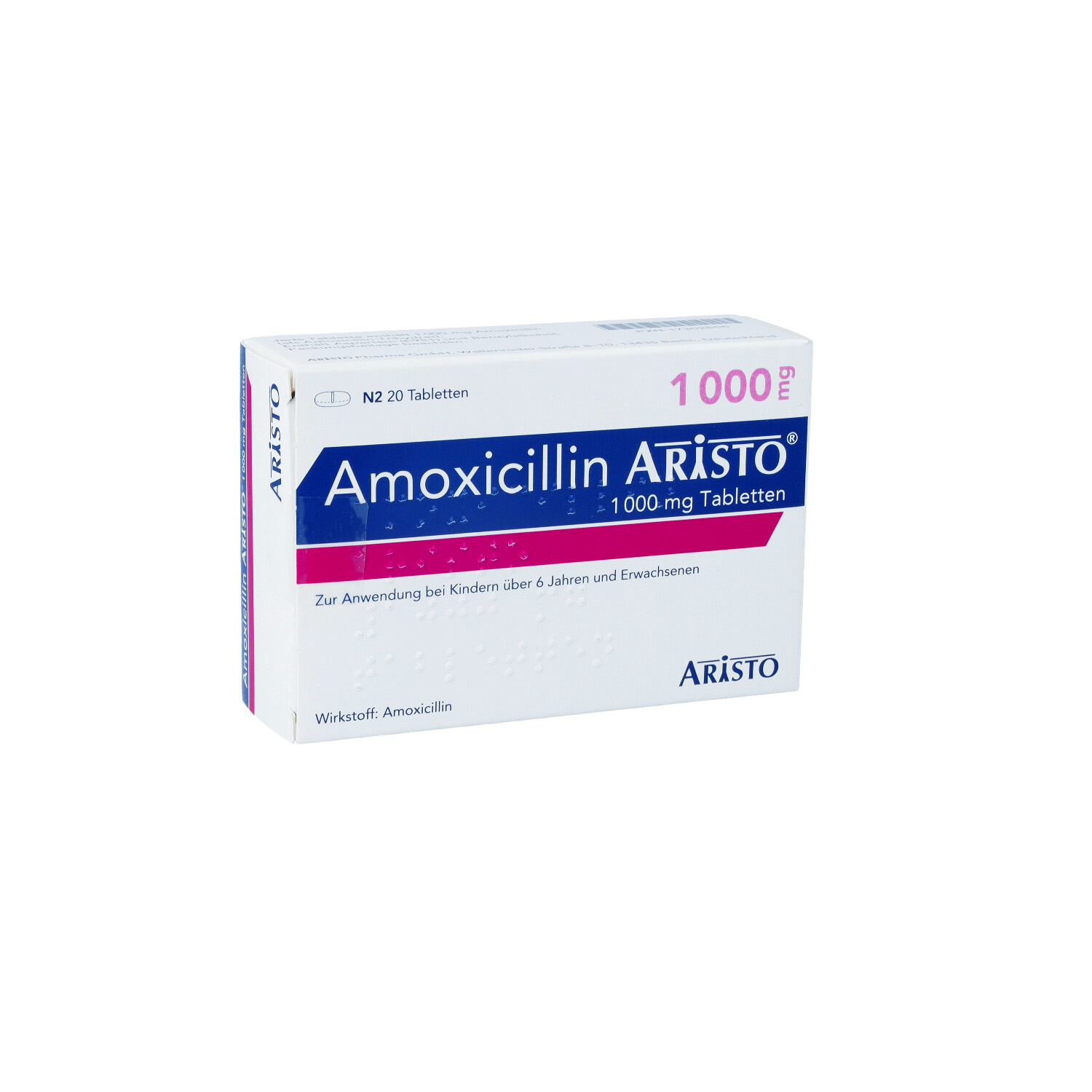 AMOXICILLIN Aristo 1000 mg Tabletten