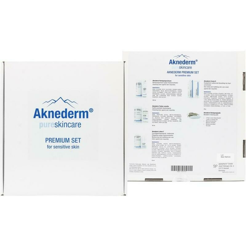 AKNEDERM Premium Set sensitive skin