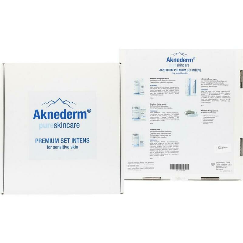 AKNEDERM Premium Set intens sensitive skin