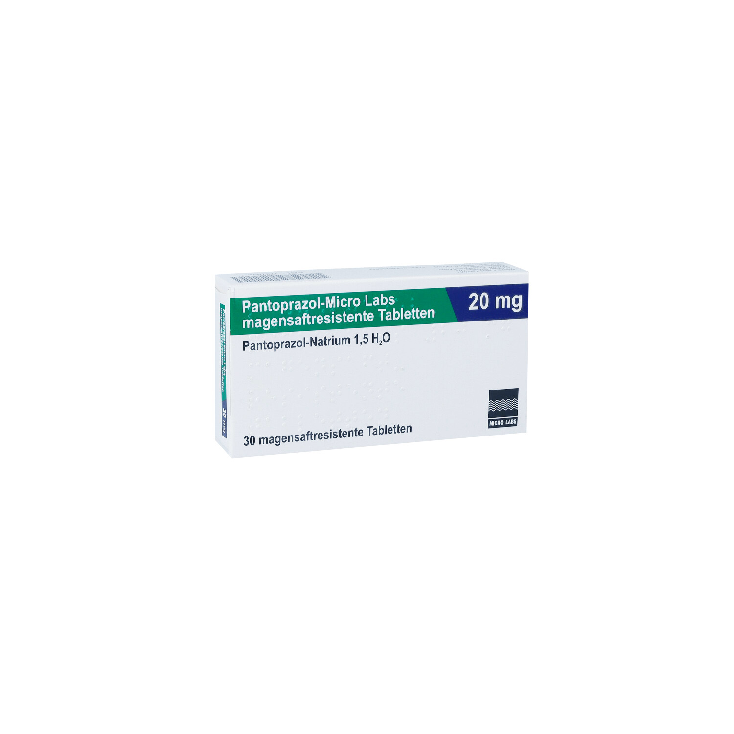 PANTOPRAZOL-Micro Labs 20 mg magensaftr.Tabletten