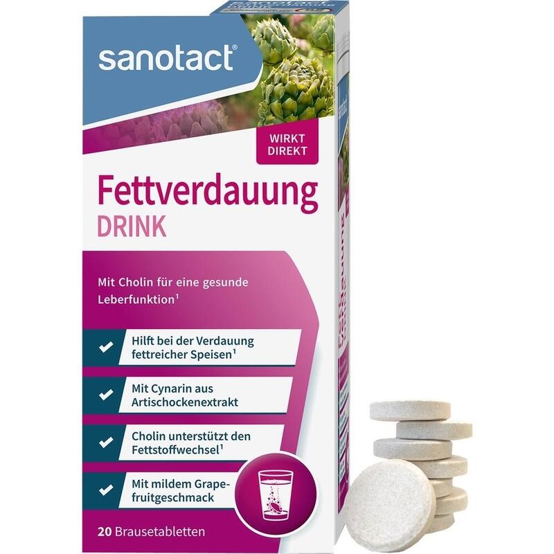 SANOTACT Fettverdauung Drink Brausetabletten