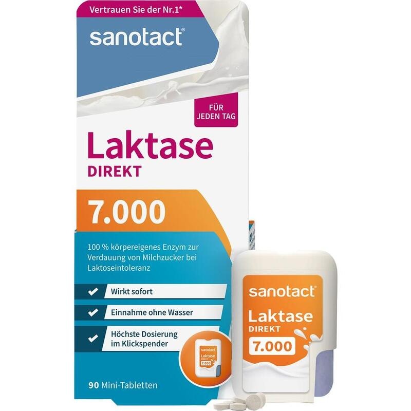 SANOTACT Laktase 7.000 FCC Mini-Tabletten