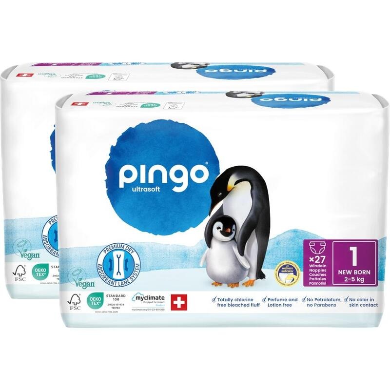 BIO WINDELN newborn Jumbo 2-5 kg Pinguin PIN.SWISS