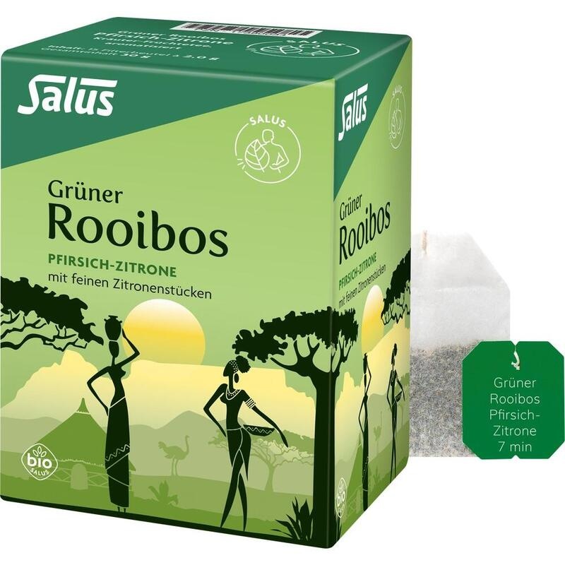 GRÜNER ROOIBOSTEE Pfir.Zit.Kräut.Frü.Tee Bio Salus