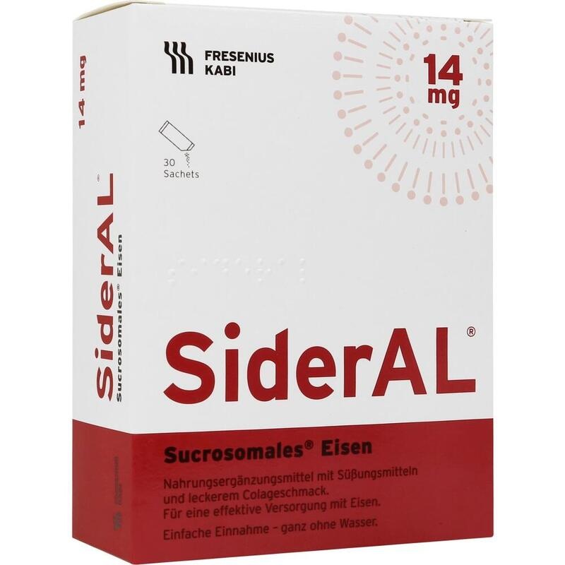SIDERAL Eisen 14 mg Cola Sachets Granulat