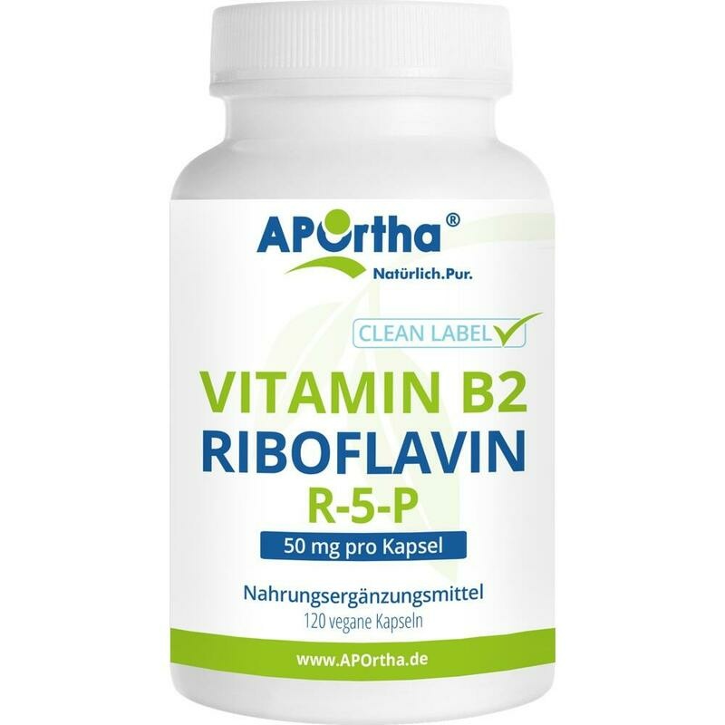 VITAMIN B2 RIBOFLAVIN 50 mg R-5-P Kapseln