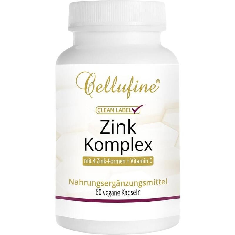 CELLUFINE Zink-Komplex+Vitamin C 25 mg Zink Kaps.