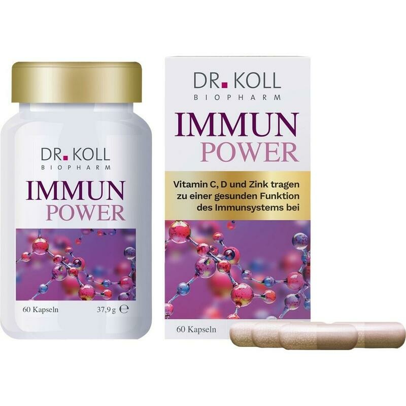 IMMUN POWER Dr.Koll Vitamin C+Vitamin D+Zink Kaps.