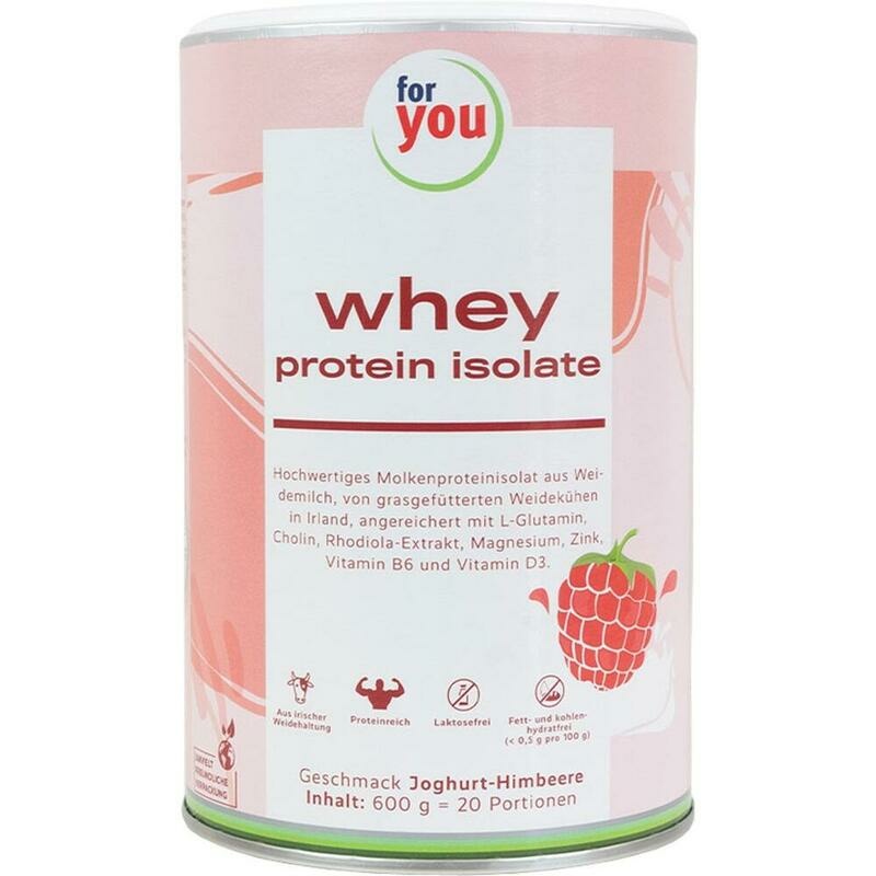 FOR YOU whey protein isolate Joghurt-Himbeere Plv.