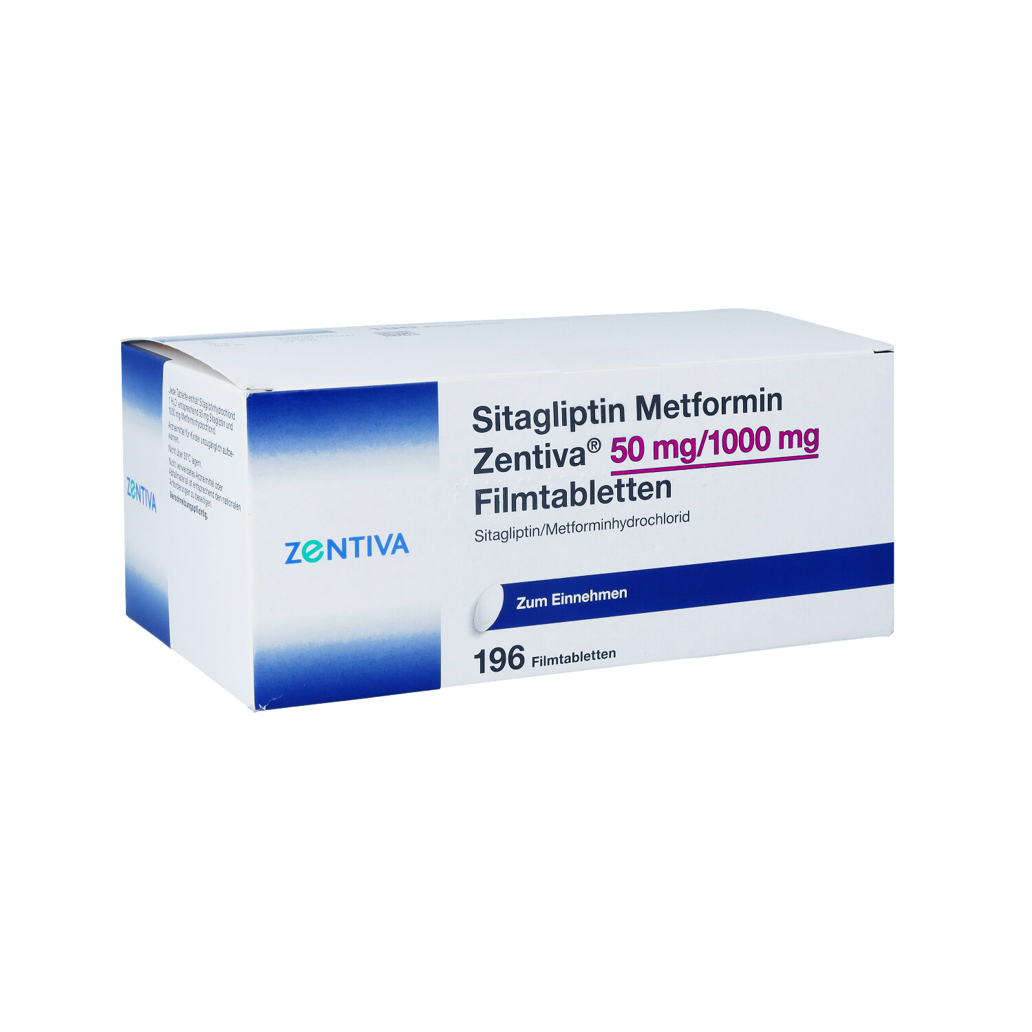 SITAGLIPTIN Metformin Zentiva 50 mg/1000 mg FTA