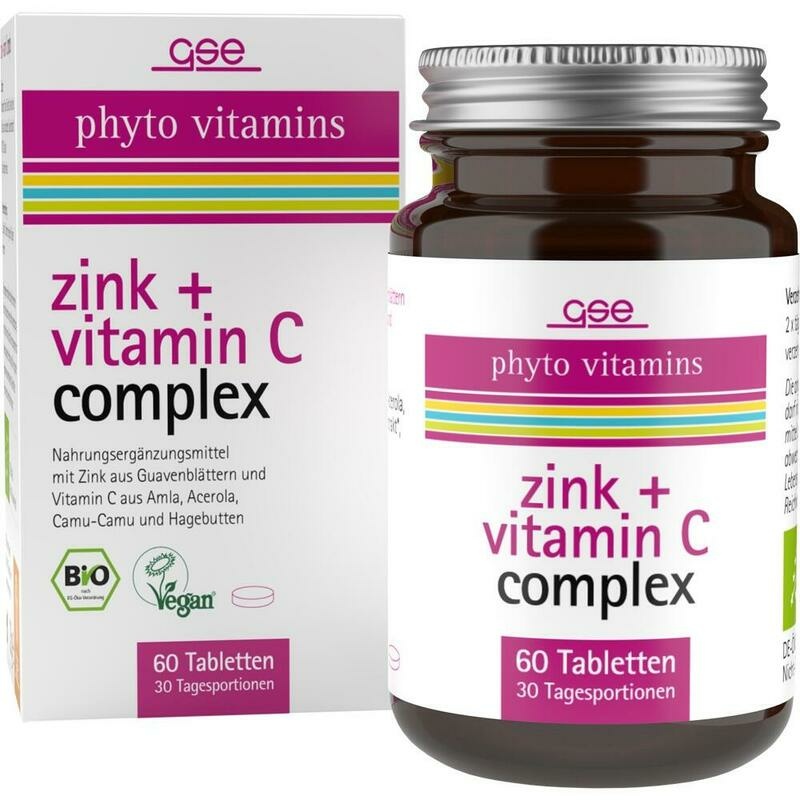 GSE Zink+Vitamin C Complex Bio Phyto Vitamins Tab.