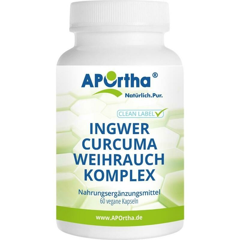 INGWER-CURCUMA Weihrauch-Komplex Kapseln