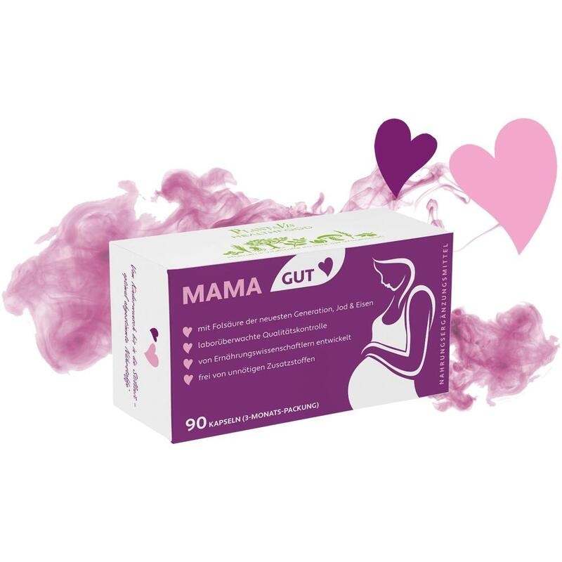 MAMA GUT Schwangersch.m.Folsäure 3-Mon.Kaps.vegan
