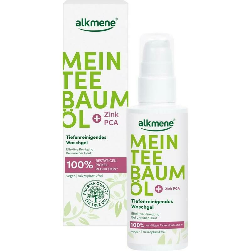 ALKMENE Mein Teebaumöl tiefenreinigendes Waschgel