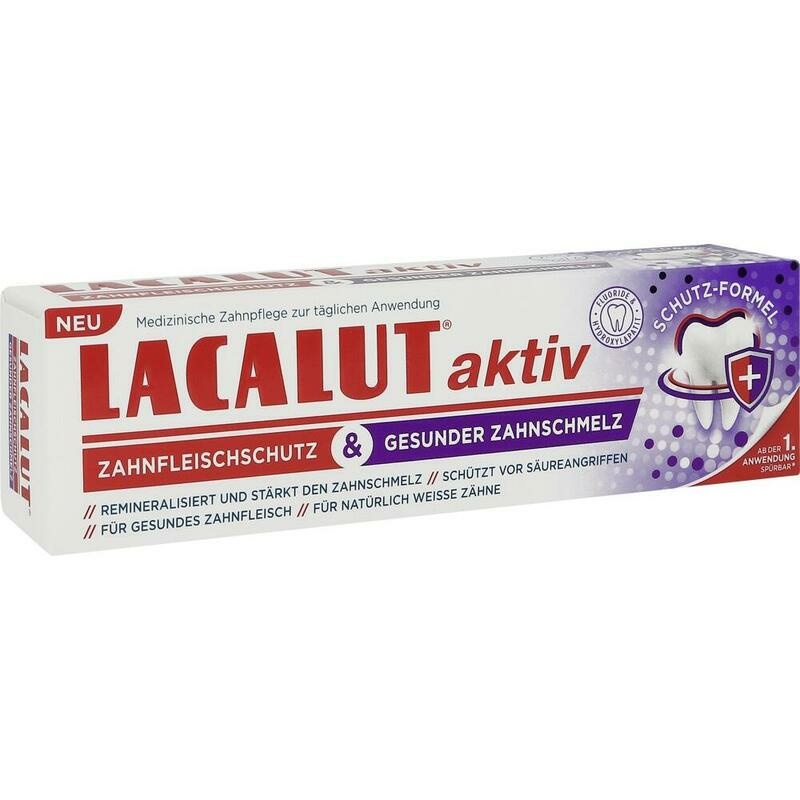 LACALUT aktiv Zahnfleischschutz & gesunder Zahnschmelz – Zahncreme