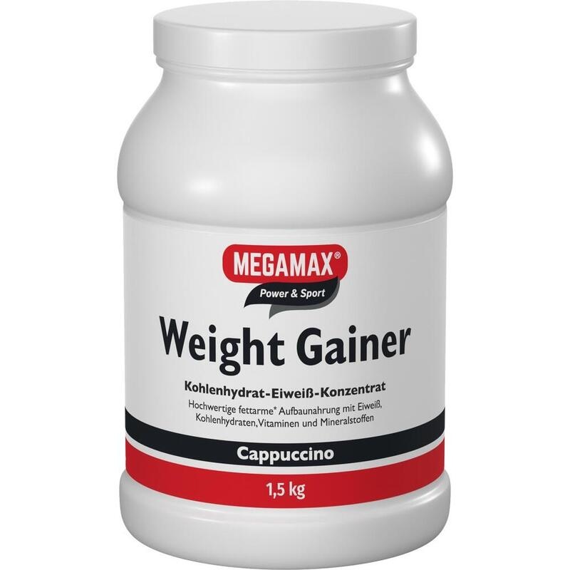 WEIGHT GAINER Megamax Cappuccino Pulver