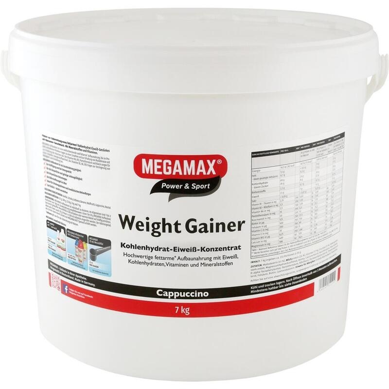 WEIGHT GAINER Megamax Cappuccino Pulver