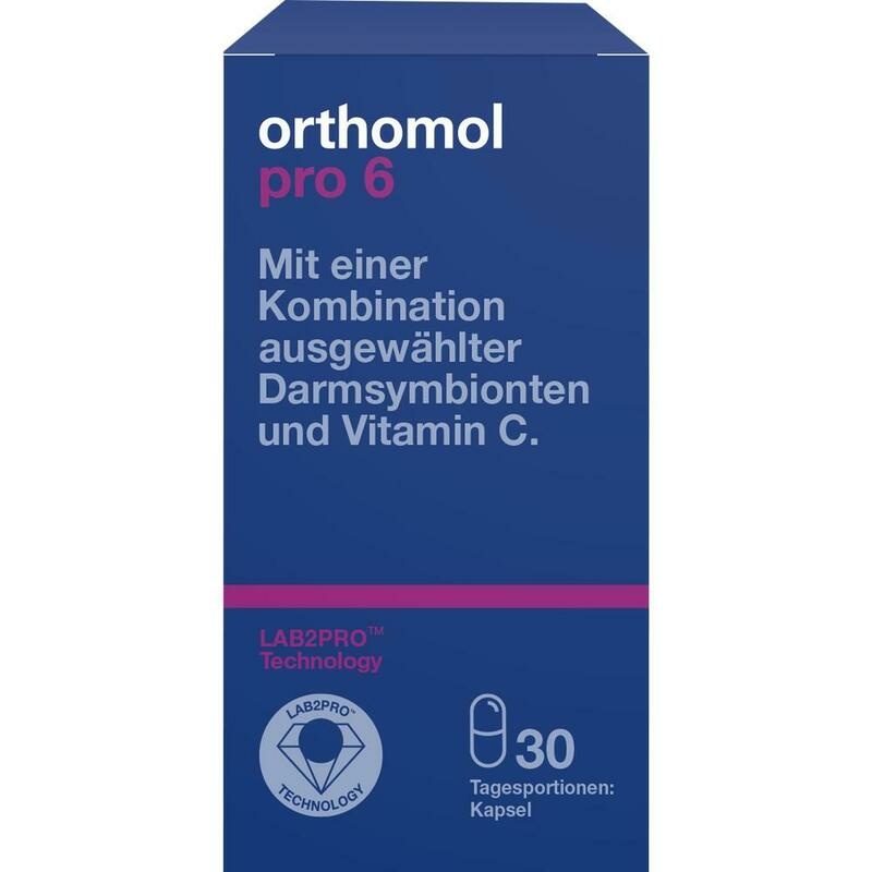 Orthomol Pro 6 Kapseln – Für die Darmflora & das Immunsystem