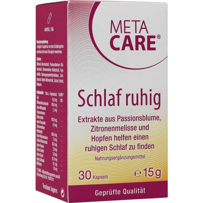 META-CARE Schlaf ruhig Kapseln