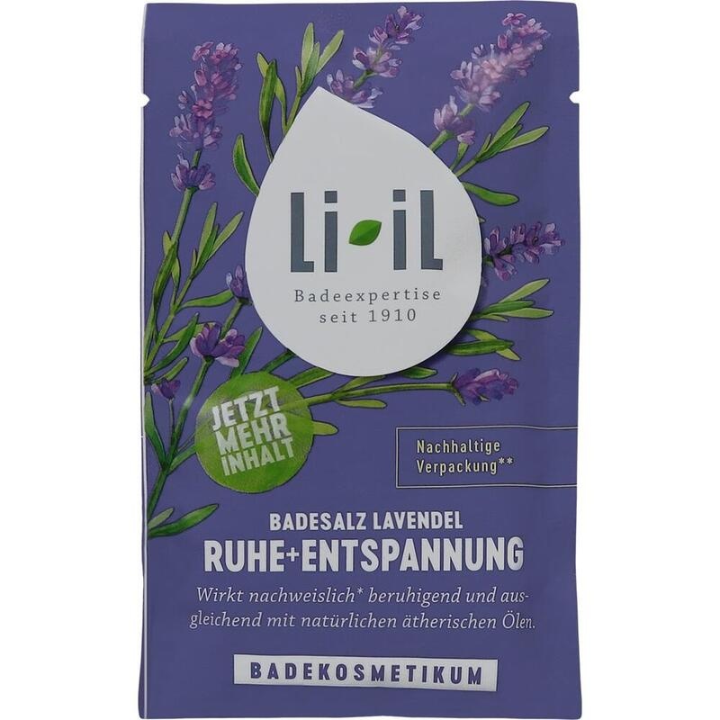 LI-IL Badesalz Lavendel Ruhe+Entspannung