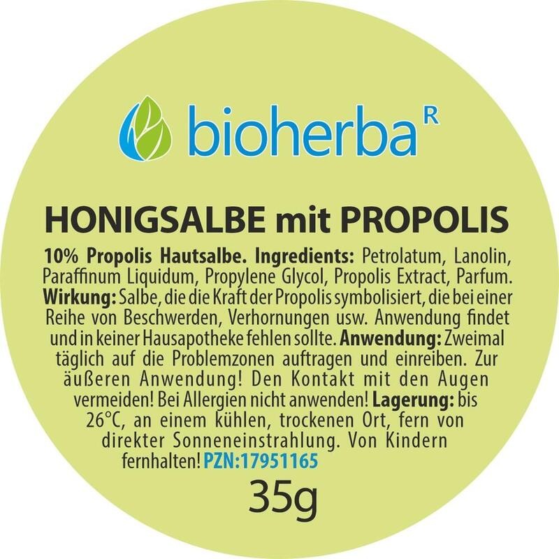 HONIGSALBE mit Propolis