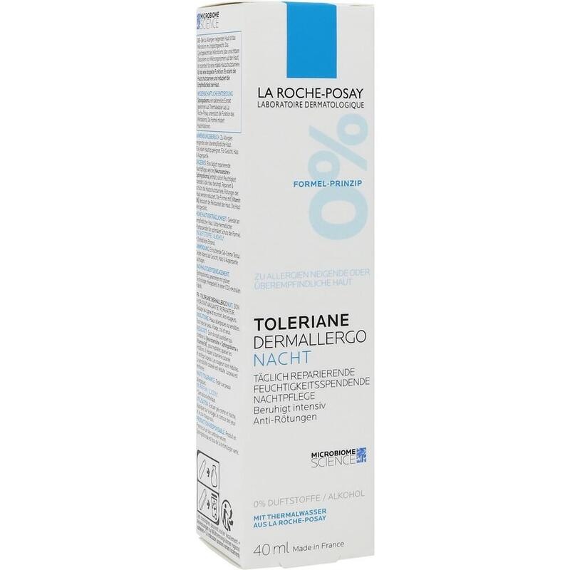 La Roche-Posay Toleriane Dermallergo Nachtcreme bei allergischer & gereizter Haut (Sofort-Beruhigung)
