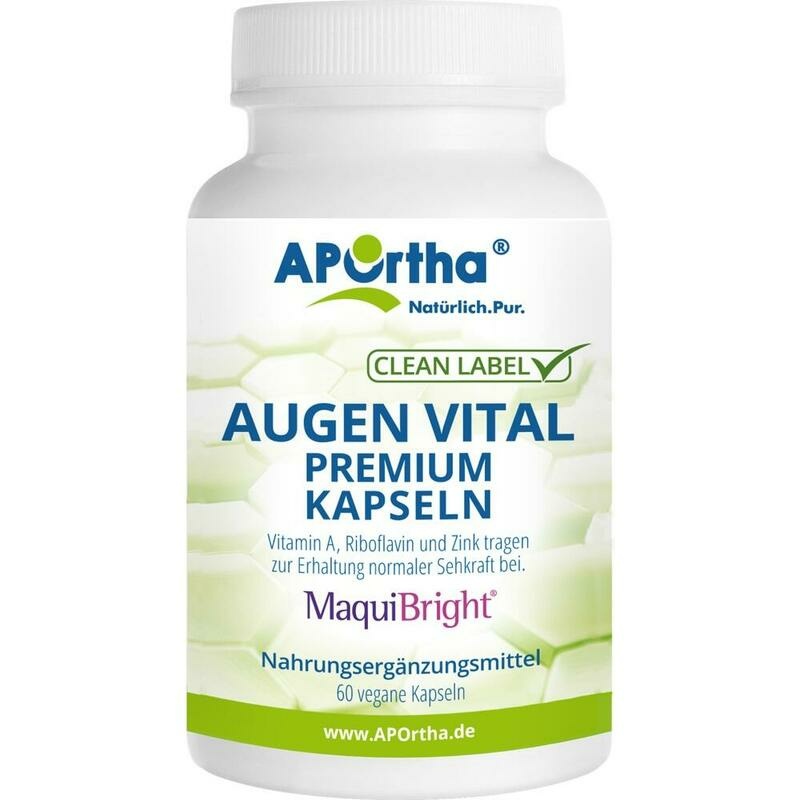 AUGEN-VITAL-Premium Kaps.m.Vit.A u.MaquiBright veg