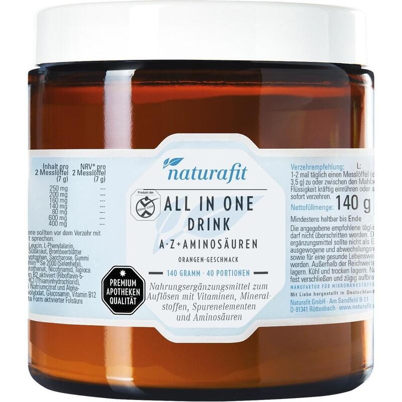 NATURAFIT All in One Drink A-Z+Aminosäuren Pulver