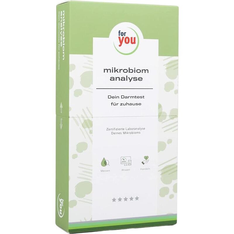 FOR YOU mikrobiom analyse Darmtest f.zuhause