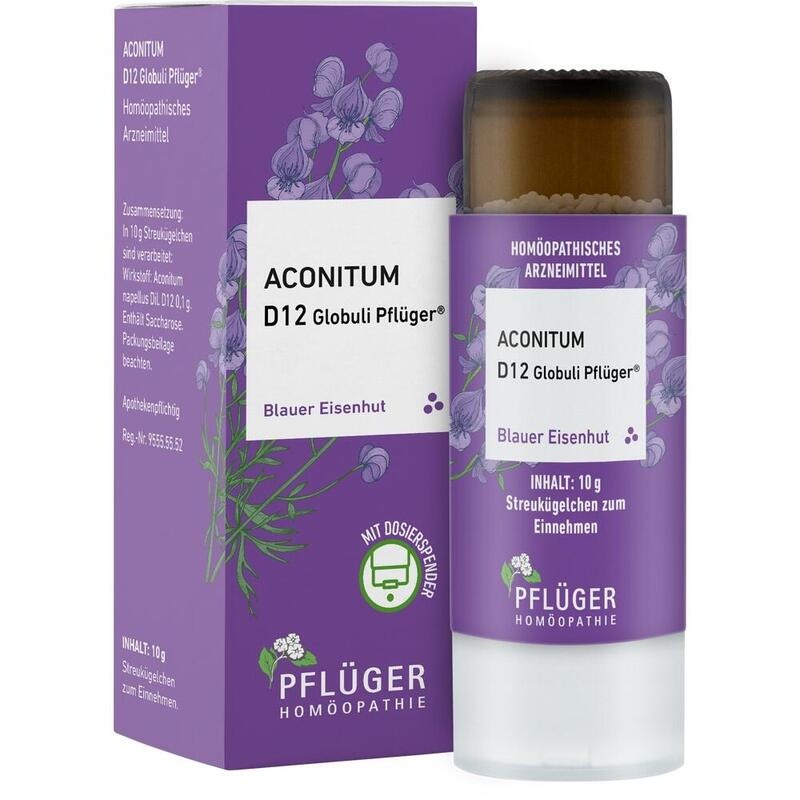ACONITUM D 12 Globuli Pflüger Globulispender